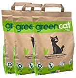 Arena para gatos Greencat a base de cebada (3 x 6 litros)...